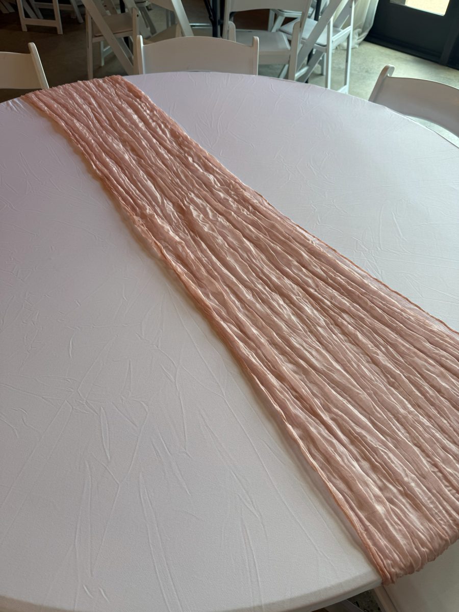 Blush Pink Table Runner — side 1