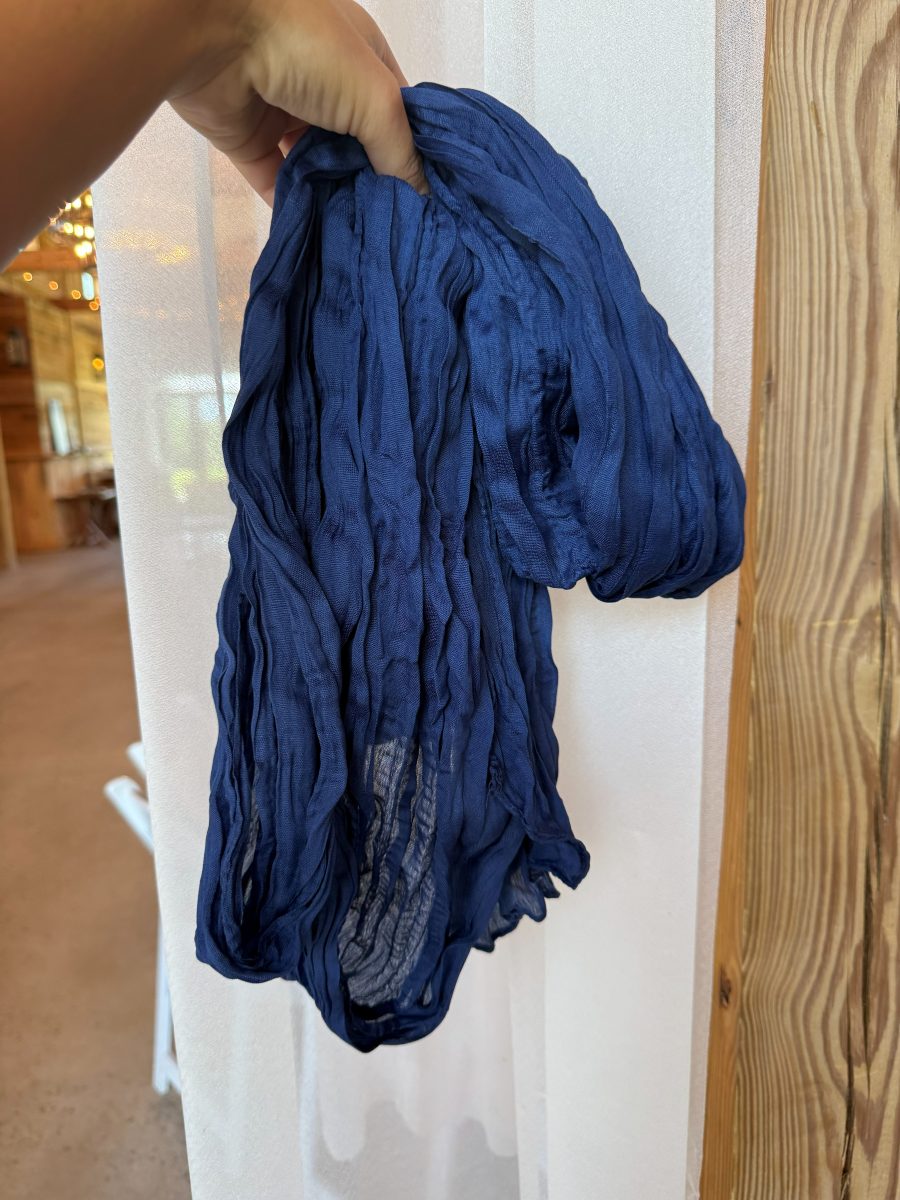Navy Blue Table Runner — side 2