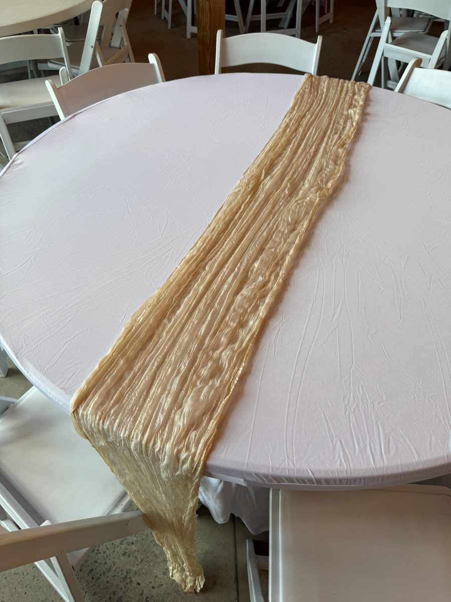 Cream Table Runner — side 1