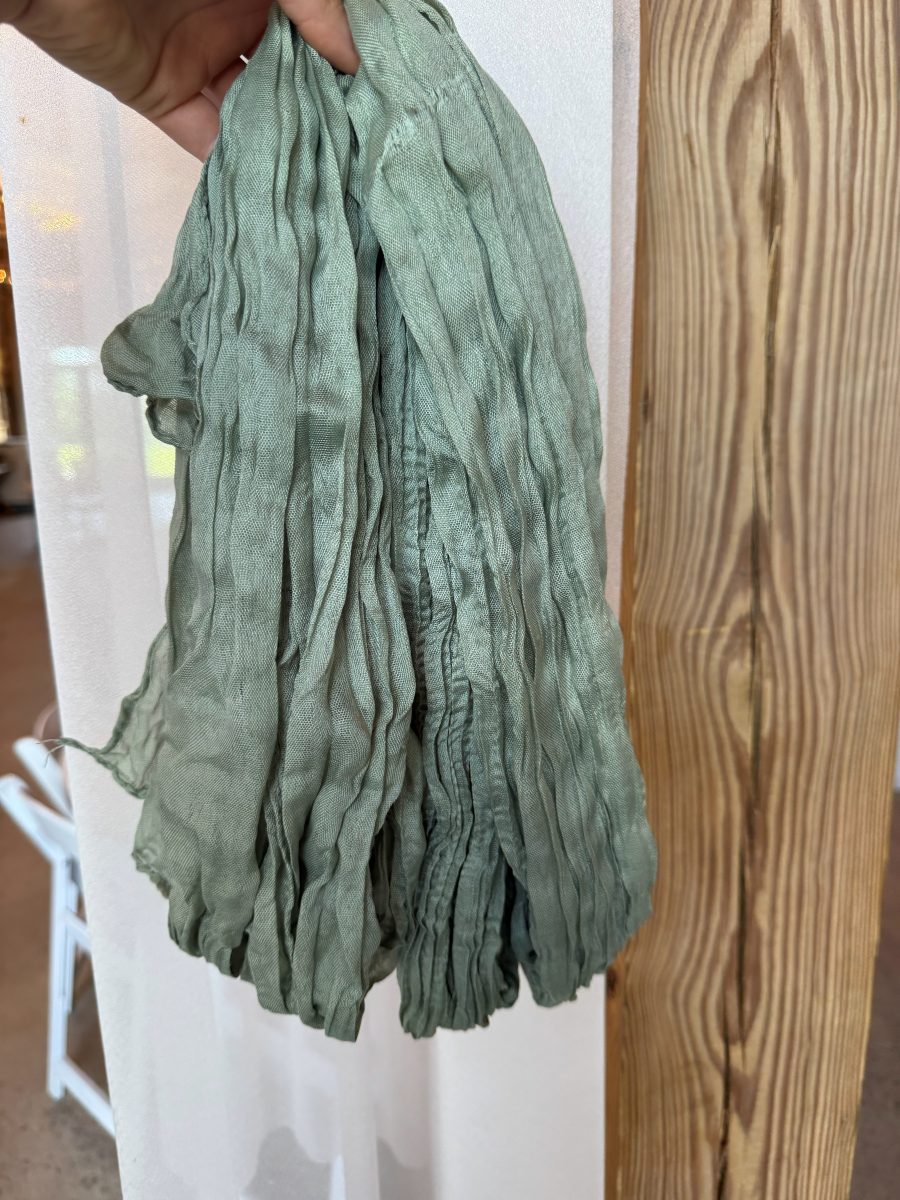 Sage Green Table Runner — side 2